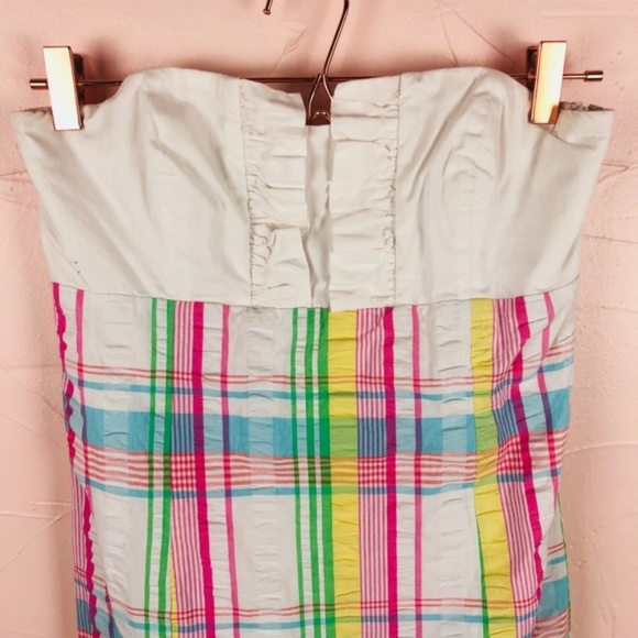 Lilly Pulitzer Summer Plaid Tie Back Franco Dress - Picture 3 of 6